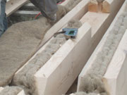 Instalace izolace z ovčí vlny